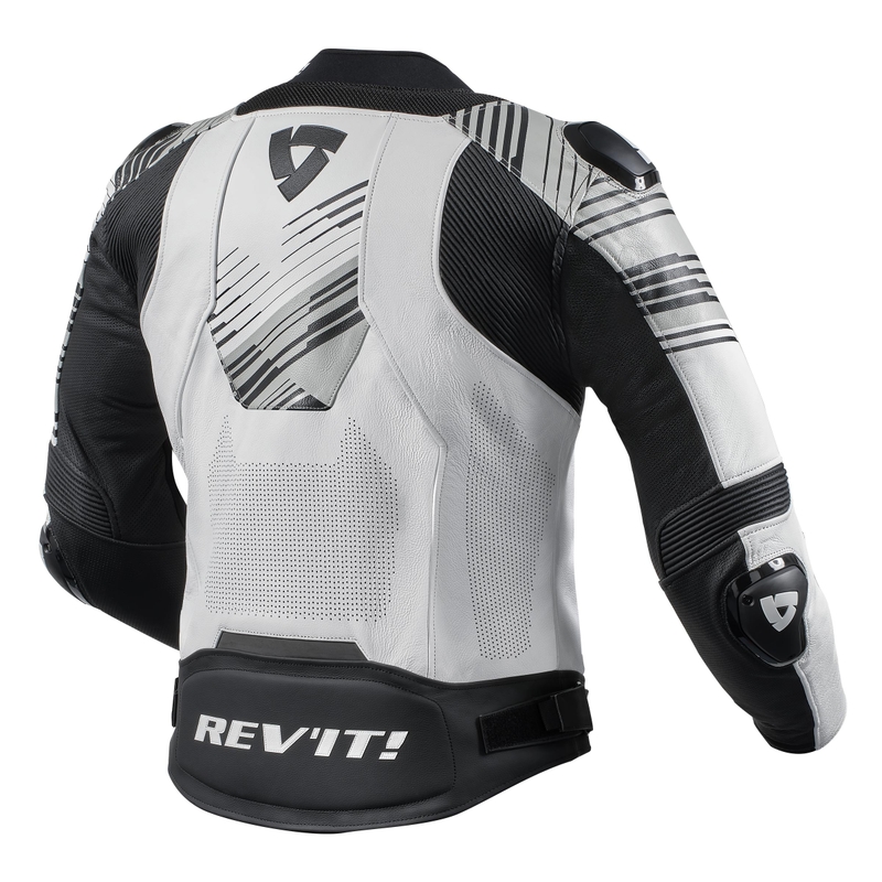 Bunda na motocykel Revit Apex čierno-biela výpredaj