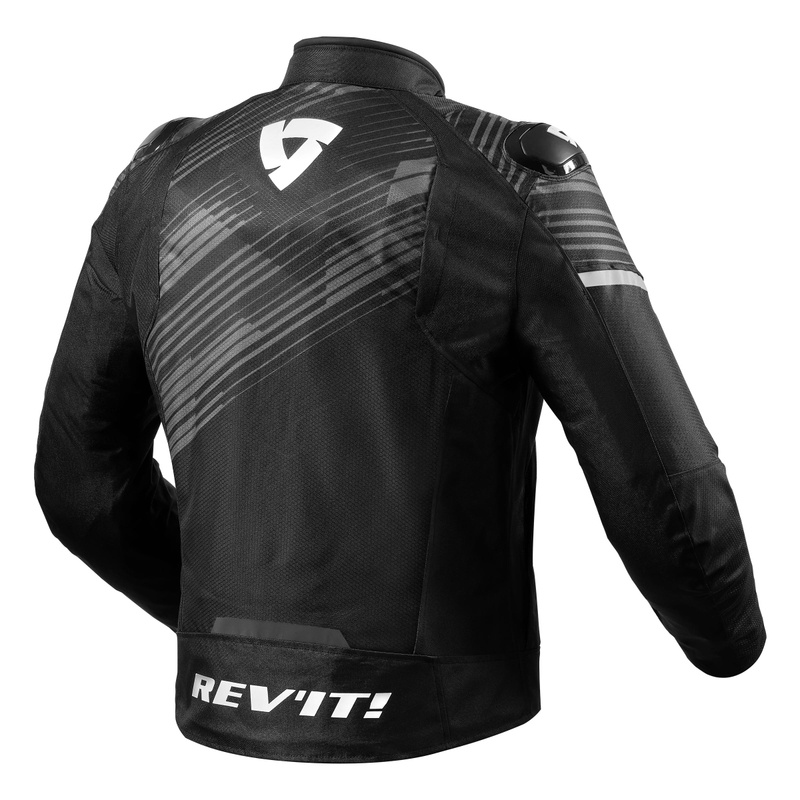 Bunda na motocykel Revit Apex H2O čierno-biela výpredaj