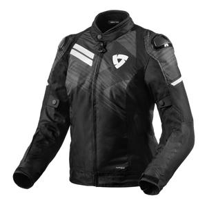 Dámska bunda na motocykel Revit Apex H2O čierno-antracitová výpredaj