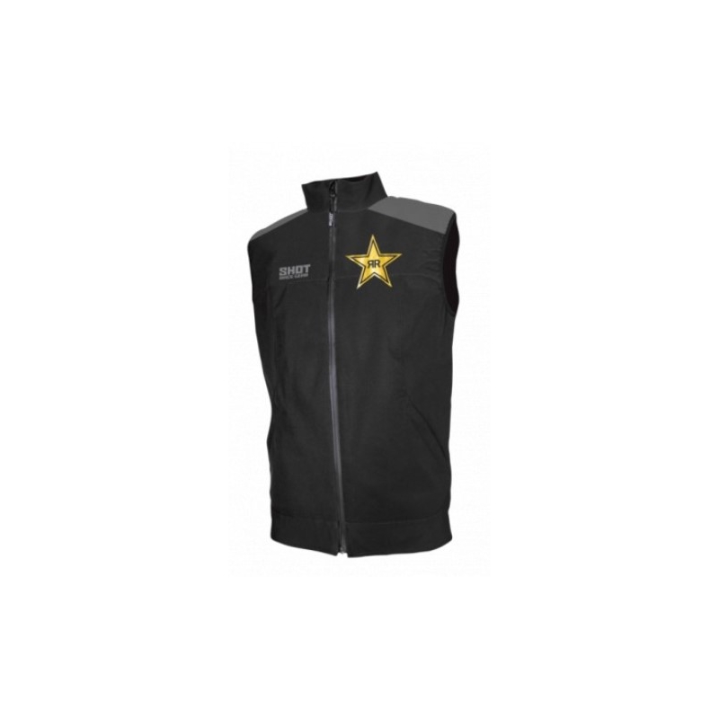 Softshellová vesta Shot Comp 2.0 Rockstar sivo-čierna
