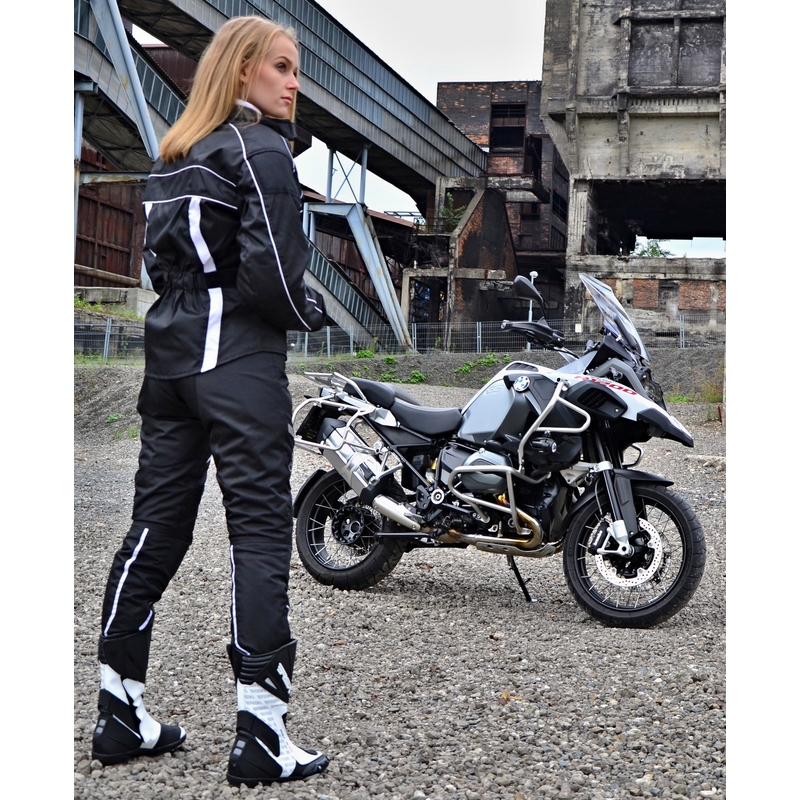 Dámska kombinéza na motorku RSA SW-01 biela - 2 dielna výpredaj