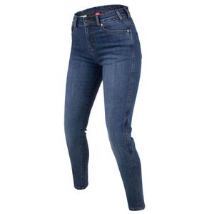 Dámske jeansy na motocykel Rebelhorn Classic III SF úzke modré
