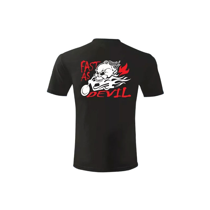 Tričko s motívom Fast as Devil