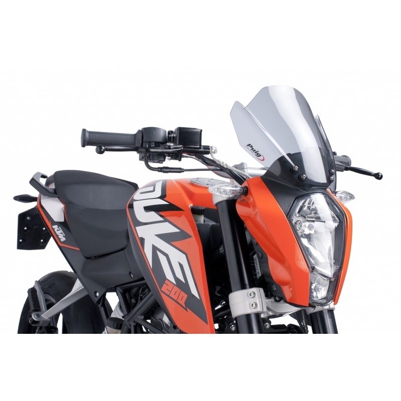 Plexisklo na motocykel Puig-KTM 390 Duke (2013 - 2015) RACING