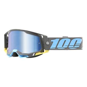 Motokrosové okuliare 100 % RACECRAFT 2 Trinidad modro-sivé (modré plexisklo)