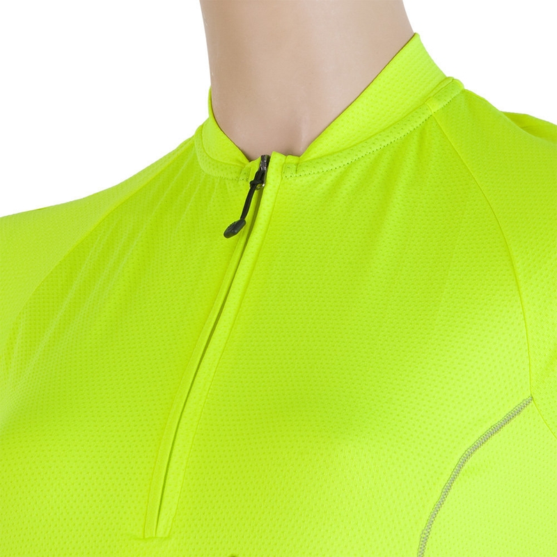 Dámsky dres Sensor Entry fluorescenčno žltý - krátky rukáv výpredaj