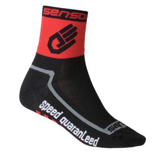 Ponožky Sensor Race Lite Hand čierno-červené výprodej