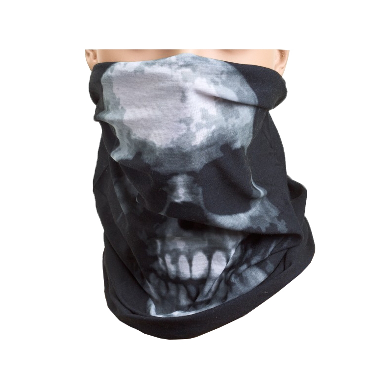 Nákrčník Roleff Big Skull čierny