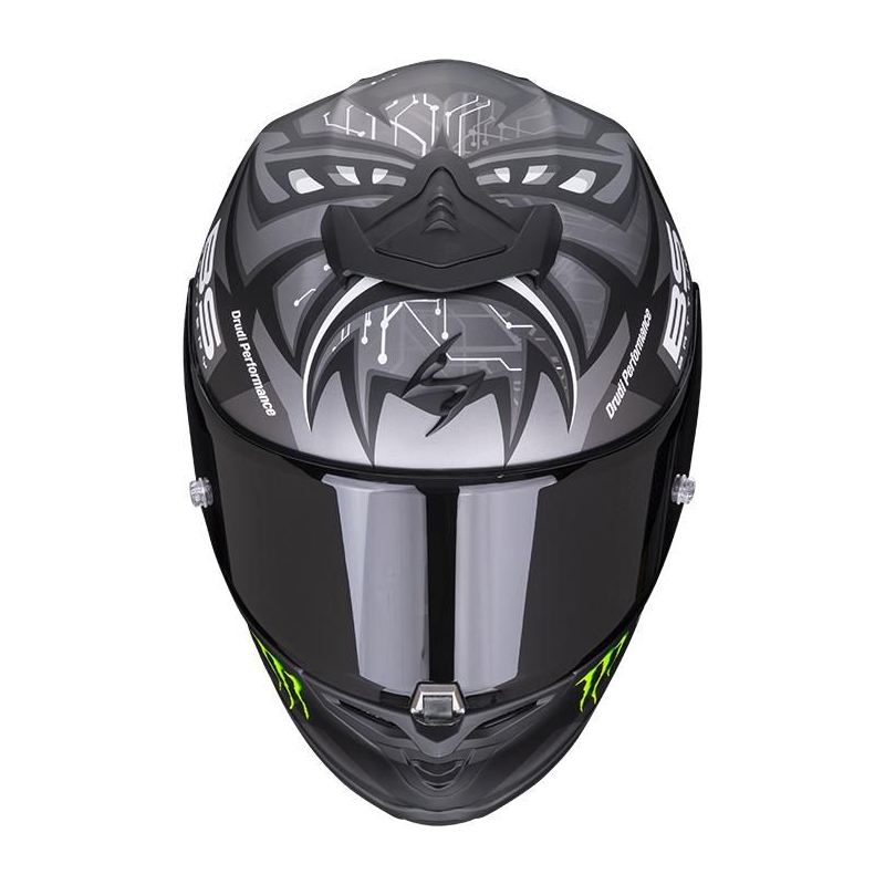 Integrálna prilba na motocykel Scorpion EXO-R1 Air Fabio Quartararo Monster Replica sivá