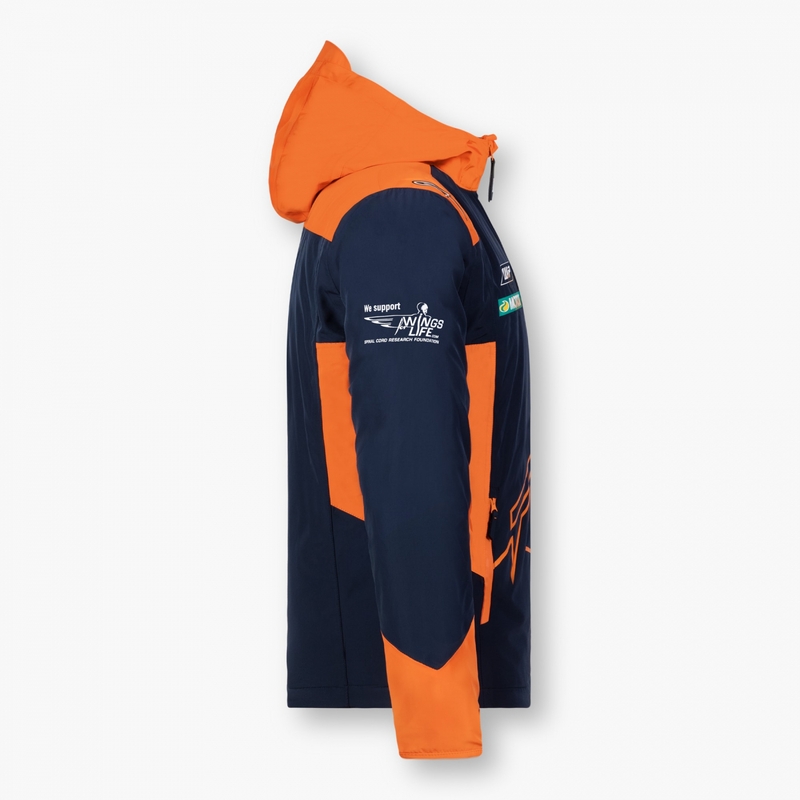 Bunda KTM Red Bull Racing Windbreaker modro-oranžová výpredaj
