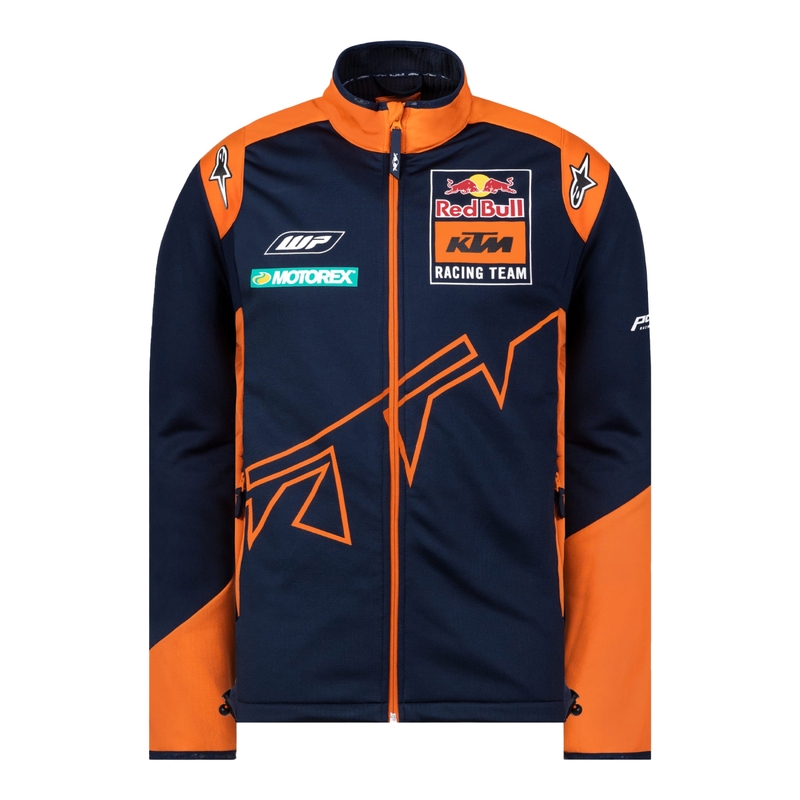 Softshellová bunda KTM Red Bull Racing 22 modro-oranžová výpredaj