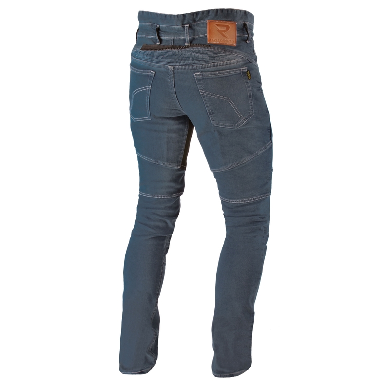 Jeansy na motocykel Street Racer Denim vyprané modré výpredaj