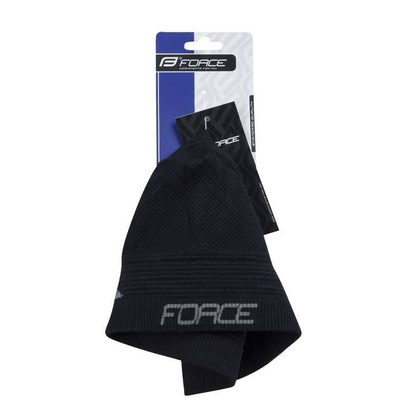 Čepice pod přilbu FORCE Uni černá výprodej