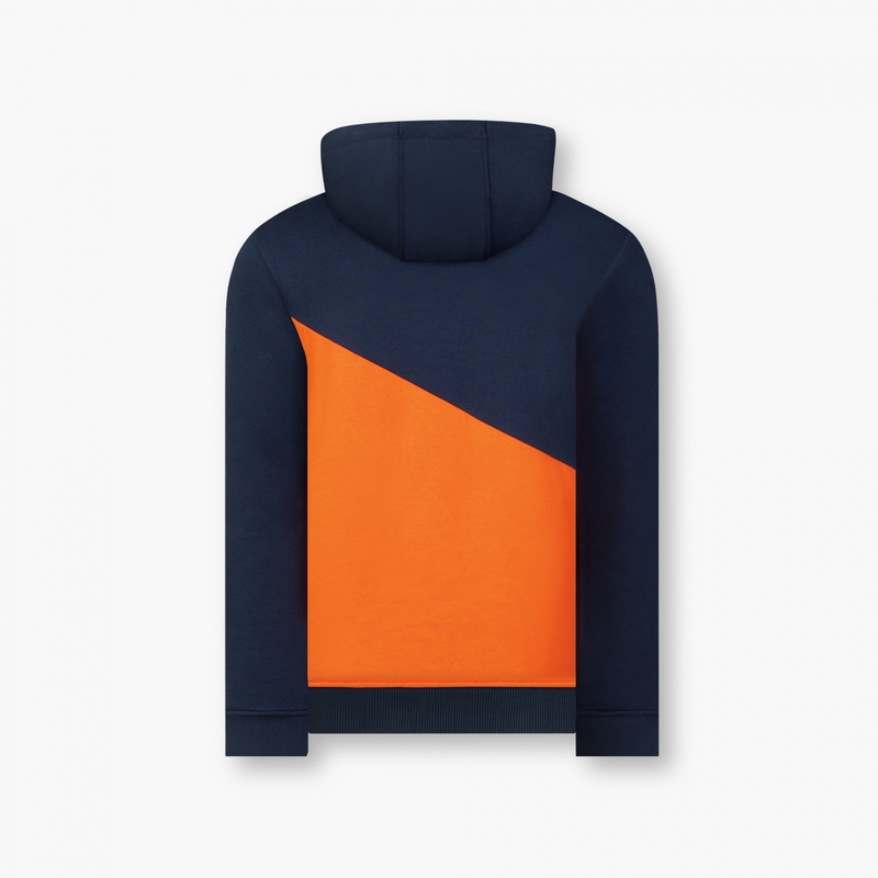 Detská mikina KTM Colourswitch Red Bull Zip modro-oranžová výpredaj
