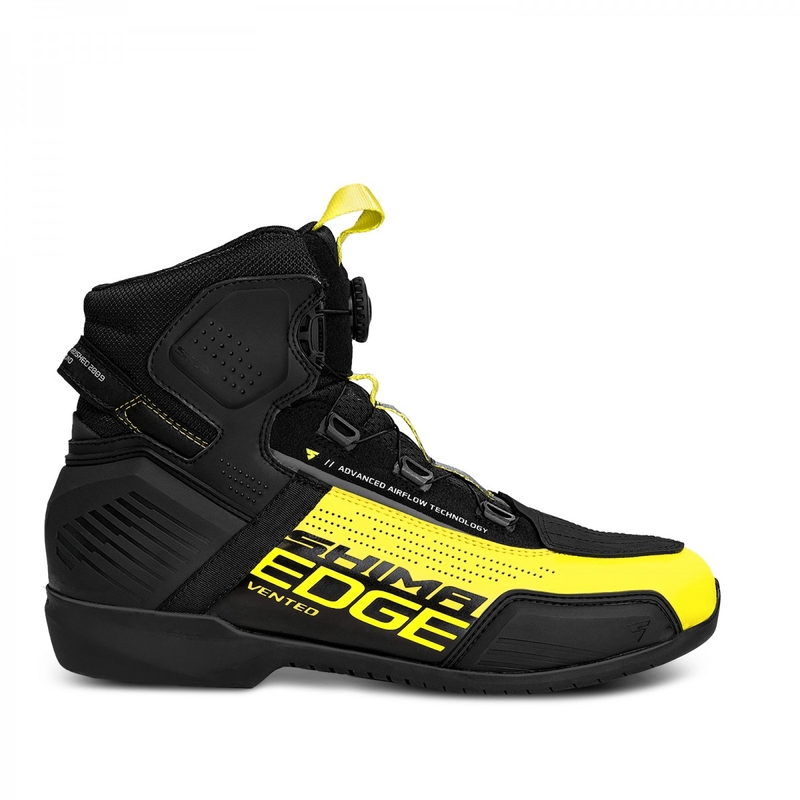 Topánky na motorku Shima Edge Vent čierno-fluo žlté