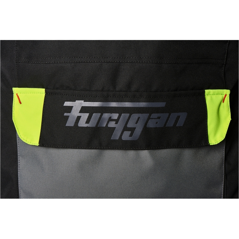 Bunda na motocykel Furygan Apalaches čierno-fluorescenčno žltá