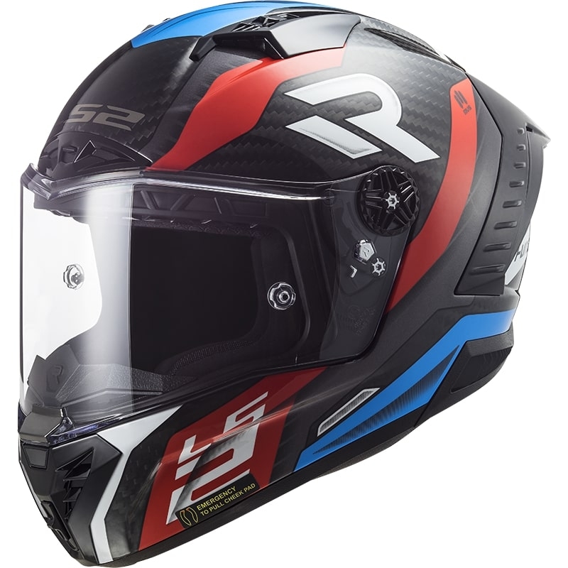 Integrálna prilba na motocykel LS2 FF805 Thunder C Supra čierno-červeno-modrá výpredaj