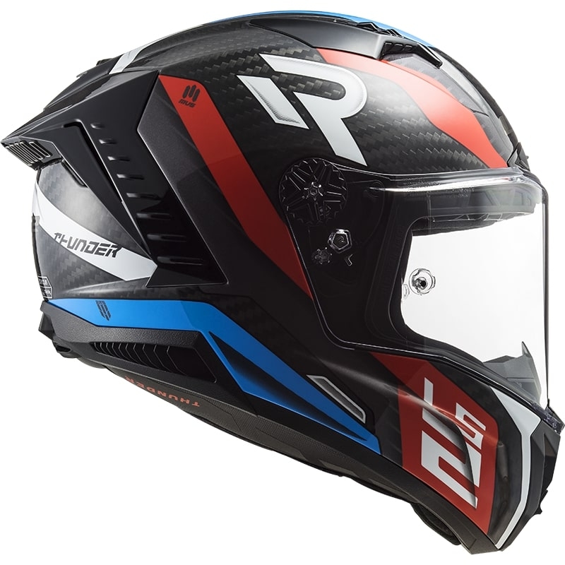Integrálna prilba na motocykel LS2 FF805 Thunder C Supra čierno-červeno-modrá výpredaj