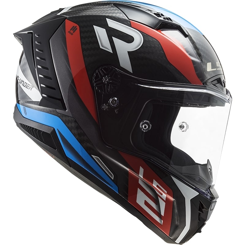 Integrálna prilba na motocykel LS2 FF805 Thunder C Supra čierno-červeno-modrá výpredaj