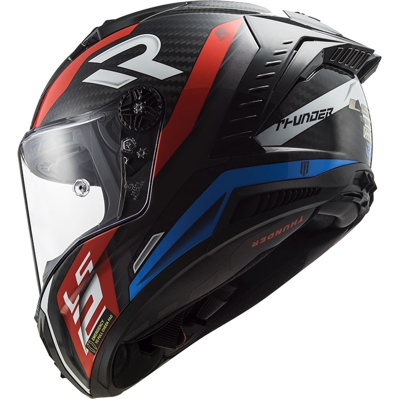 Integrálna prilba na motocykel LS2 FF805 Thunder C Supra čierno-červeno-modrá výpredaj