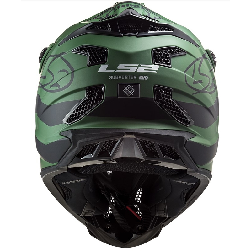 Motokrosová prilba LS2 MX700 Subverter Cargo zelená matná