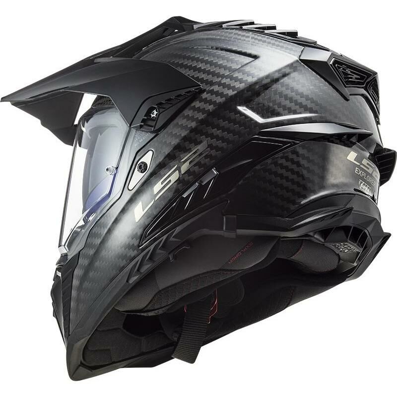 Enduro prilba LS2 MX701 Explorer C Carbon čierna lesklá