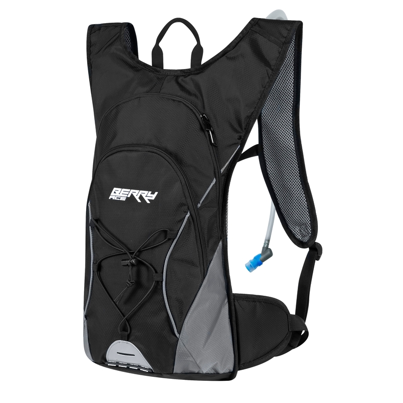 Cyklo batoh FORCE Berry Ace Plus 12 l černo-šedý s hydrovakem výprodej