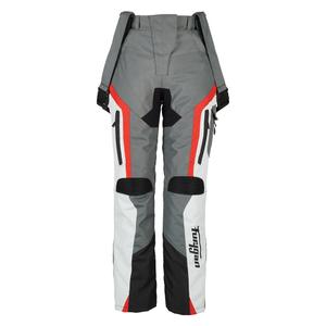 Dámske nohavice na motocykel Furygan Apalaches čierno-červeno-bielo-sivé