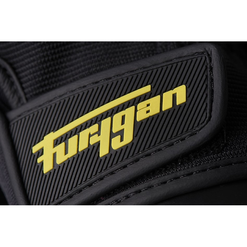 Rukavice na motocykel Furygan Jet D3O čierno-fluorescenčno žlté