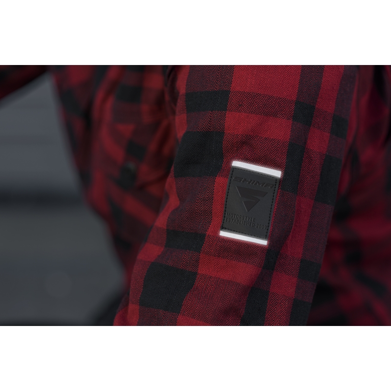 Košeľa na motorku Shima Renegade 2 červená