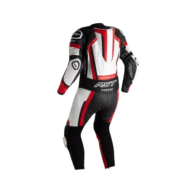Jednodielna kombinéza na motocykel RST Pro Series Airbag čierno-bielo-červená výpredaj