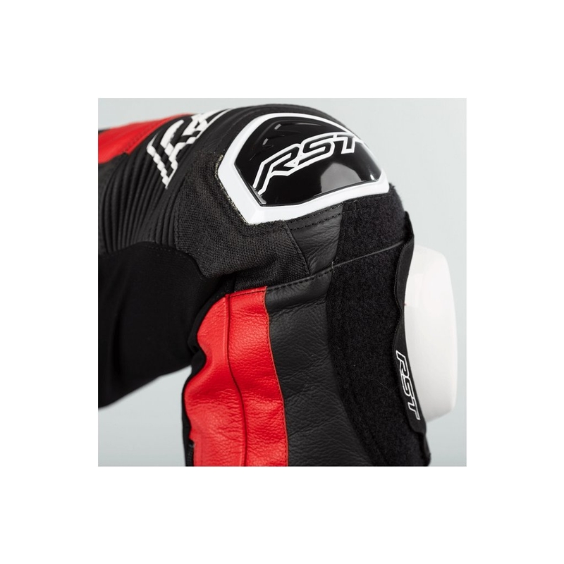 Jednodielna kombinéza na motocykel RST Pro Series Airbag čierno-bielo-červená výpredaj