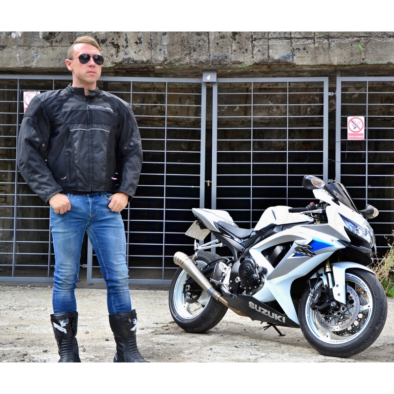 Bunda na motocykel RSA-Airvent čierna výpredaj
