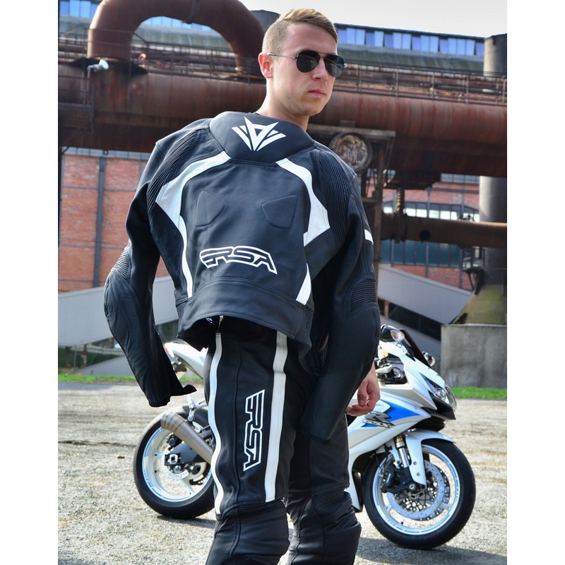 Kombinéza na motocykel RSA Nero vypredaj výpredaj