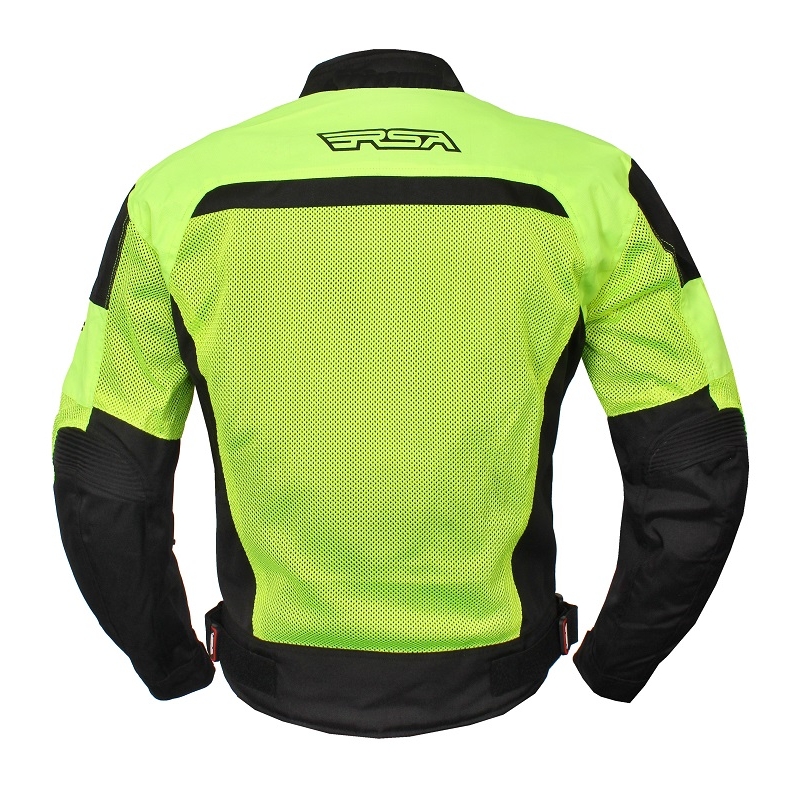Bunda na motorku Guff čierno-fluo žltá vypredaj