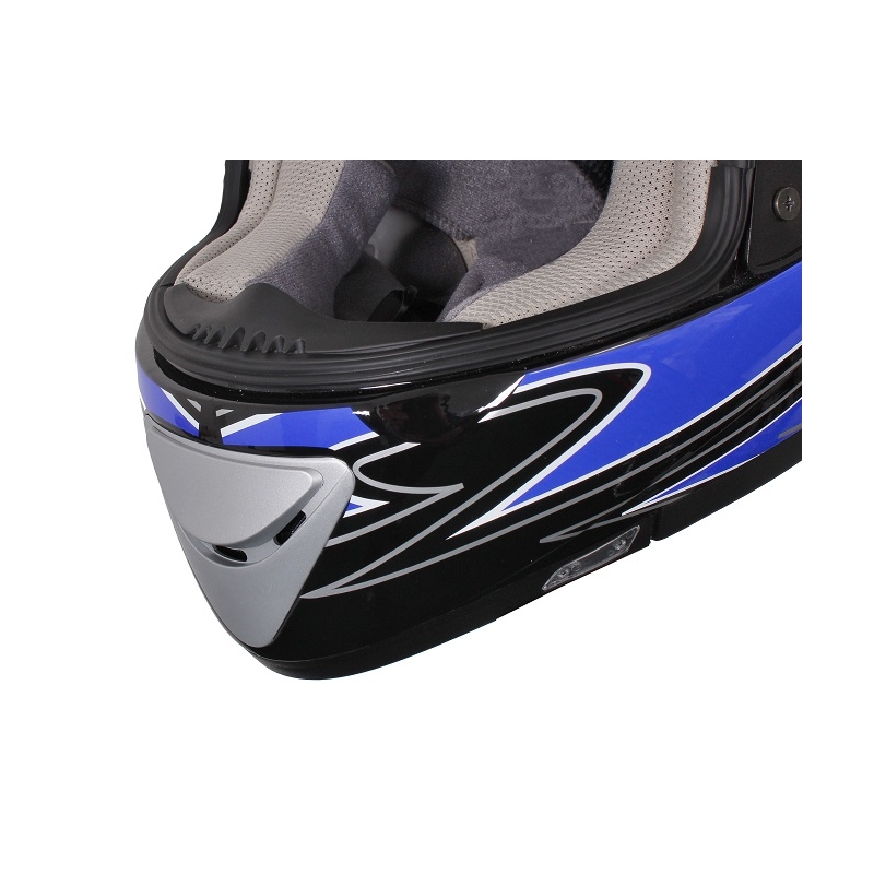 Prilba na motorku Akira Izumi 2207 modrá vypredaj výpredaj