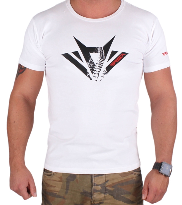 Tričko RSA Track biele výpredaj Veľkosť: 3XL