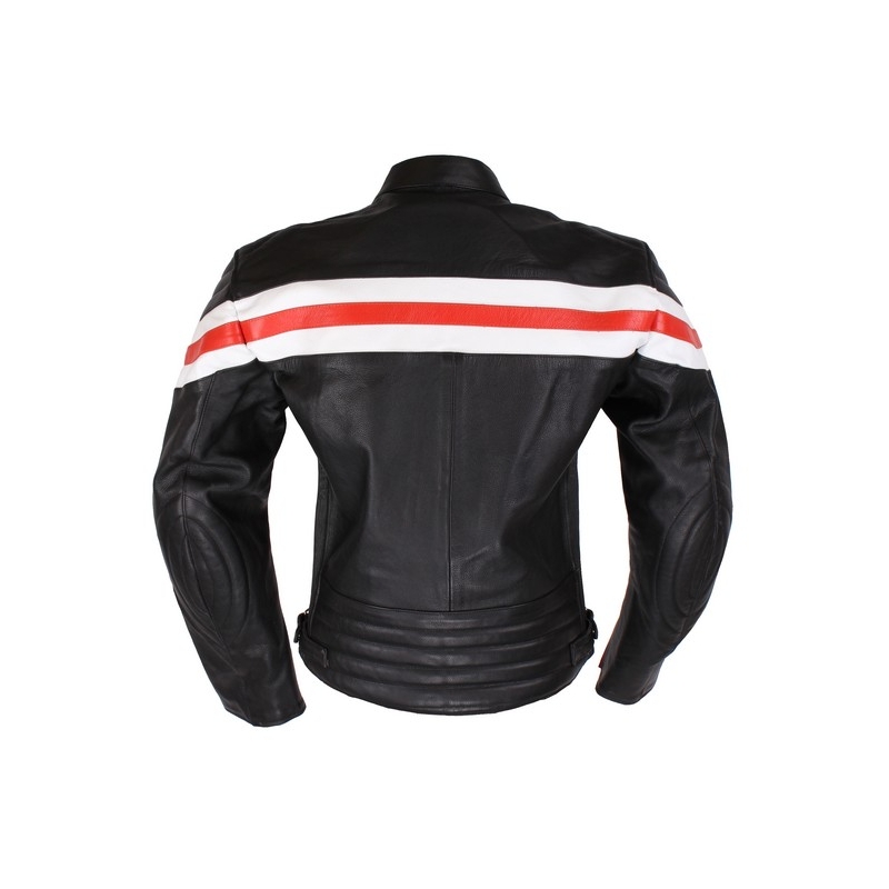 Dámska bunda na motorku RSA čierno oranžová vypredaj