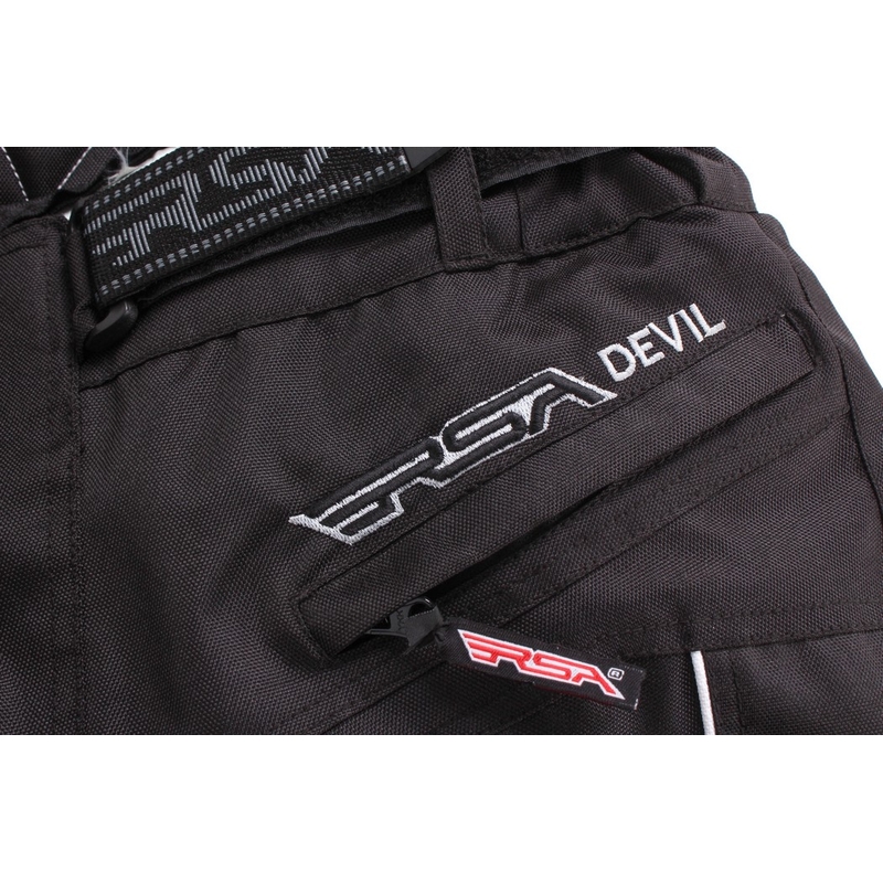 Moto nohavice RSA Devil pánske čierne