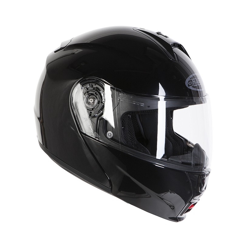 Odklápacia prilba na motocykel Ozone FP-01 čierna lesklá výpredaj