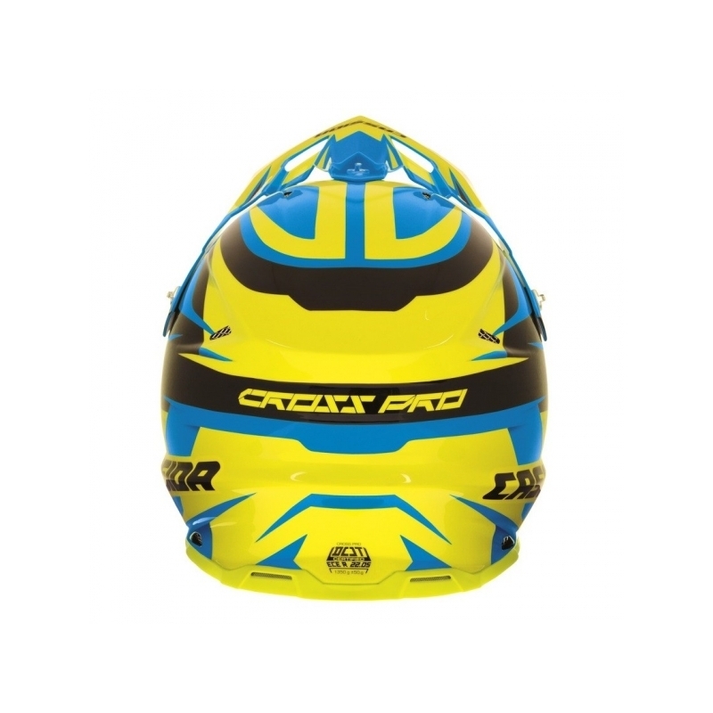 Motokrosová prilba Cassida Cross Pro - modro/žlto/čierna
