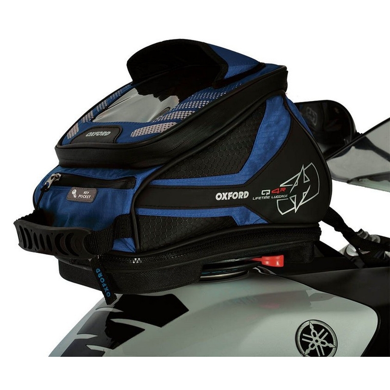 Tankbag na motocykel Oxford Q4R QR-modrý
