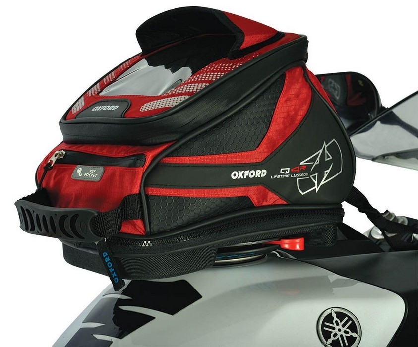 Tankbag na motocykel Oxford Q4R QR-červený