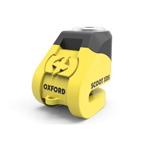 Zámok kotúčovej brzdy Oxford Scoot XD5 - žlto/čierny