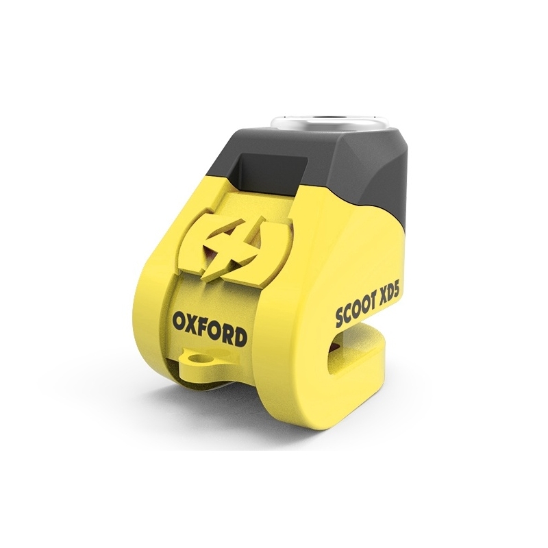 Zámok kotúčovej brzdy Oxford Scoot XD5 - žlto/čierny