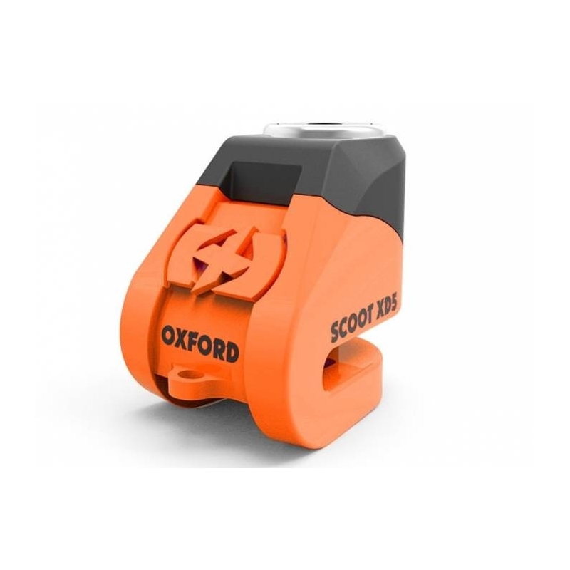 Zámok kotúčovej brzdy Oxford Scoot XD5 - oranžovo/čierny