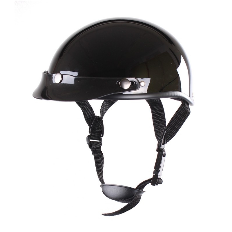 Prilba na motocykel RSA Chopper čierna lesklá