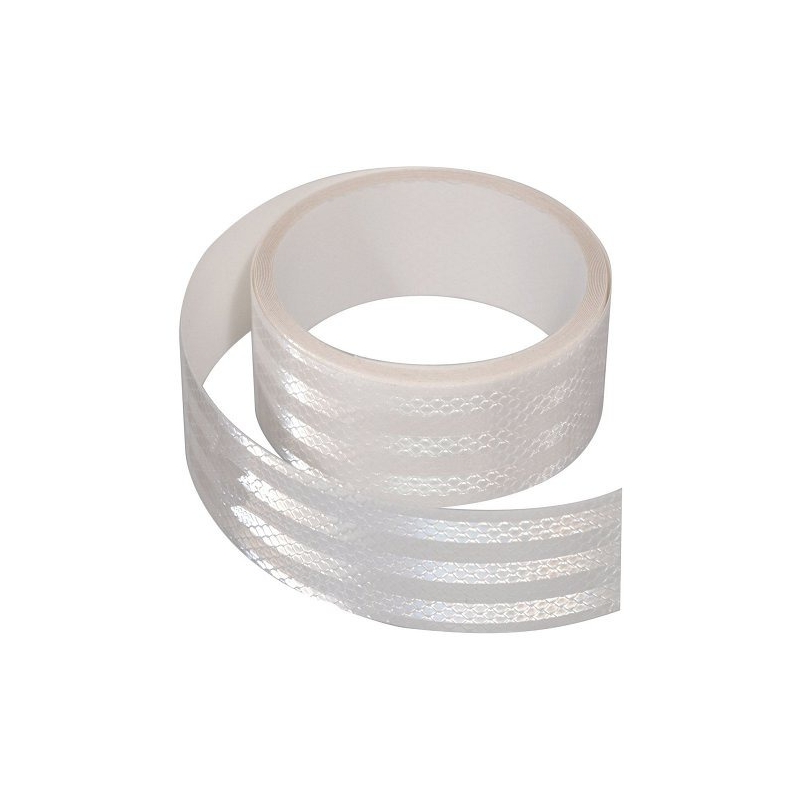 Samolepiaca páska reflexná 1 m x 5 cm biela
