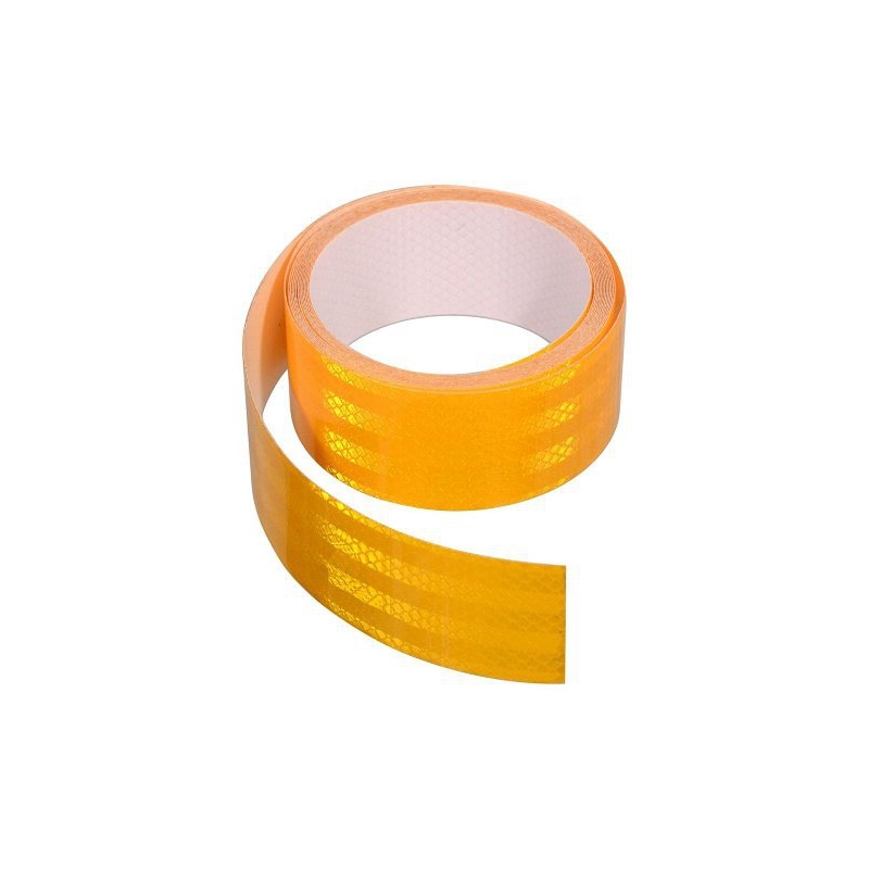 Samolepiaca páska reflexná 5 m x 5 cm žltá (rolka 5 m)