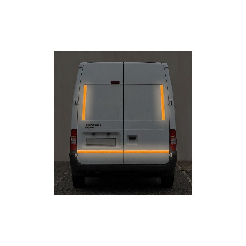Samolepiaca páska reflexná 5 m x 5 cm žltá (rolka 5 m)
